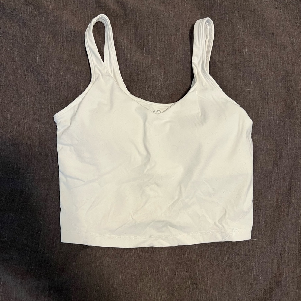 White Curves N Combatboots Crop bra - Picture 2 of 3